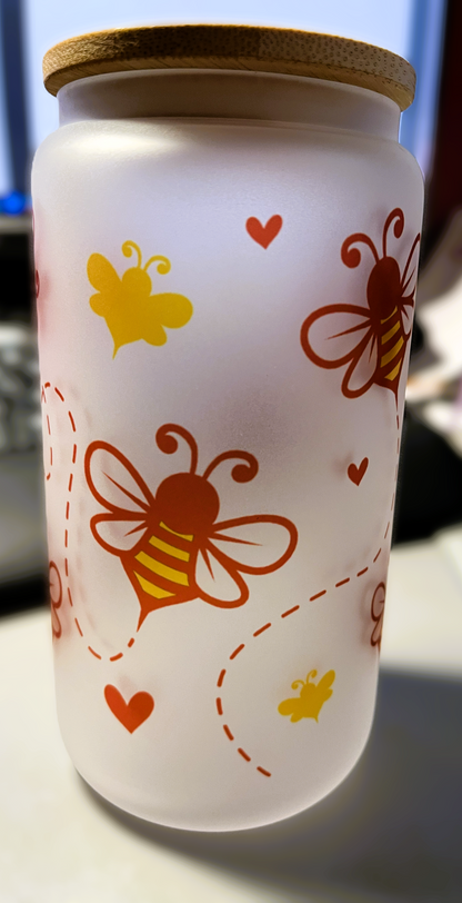 Customized 16oz Glass Tumbler