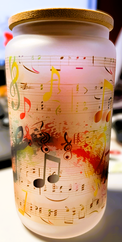 Customized 16oz Glass Tumbler