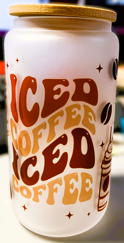 Customized 16oz Glass Tumbler